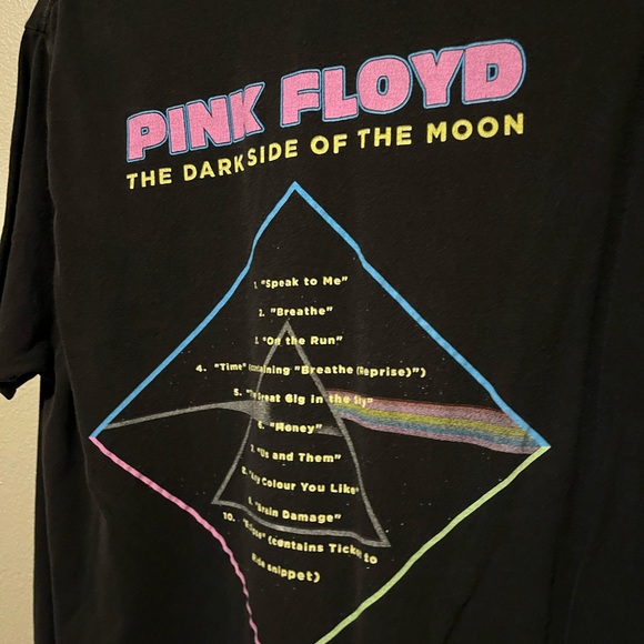 PINK FLOYD Black side of the moon T-shirt. L size. Pre owned - Picture 4 of 6